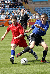 Children playing Schools' Football