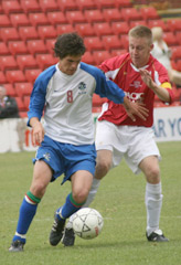Children playing Schools' Football