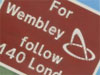 Photgraph of Wembley Stadium Sign