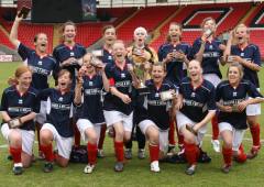 Thorpe St Andrews win the U15 Girls' Cup in 2007