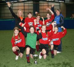 ESFA U12 Indoor 5-a-side Cup 2008 girls Champions - Rainford HS