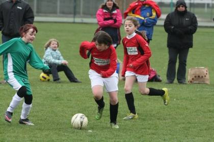 Action from the U11 Girls Regional Final at Nottingham