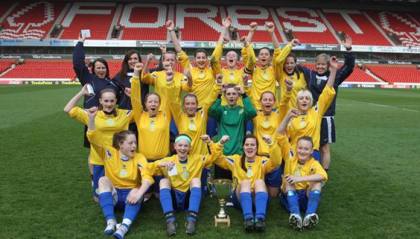 Durham Under 16 Girls' Squad - ESFA Inter County Champions 2011