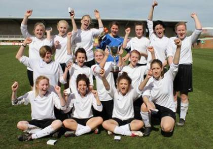 ESFA U16 Schools Girls Cup Winners 2011 - South Holderness Technology College