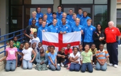 England Schools Under 18 Team visit Atlanta School