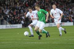 Action from England v republic of Ireland in 2010