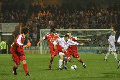U18 Centenary Shield 2011 - Action of England v Wales