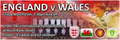 Under 18 Schools International 2011 - England v Wales