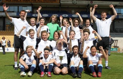 ESFA Under 15 Schools Cup for girls winners 2011 - South Hunsley School