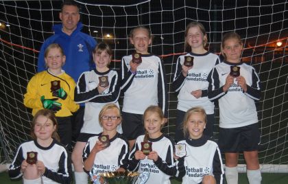 Tesco Cup U11 Girls Leicestershire Cup Winners 2011 - Badgerbrook Primary School