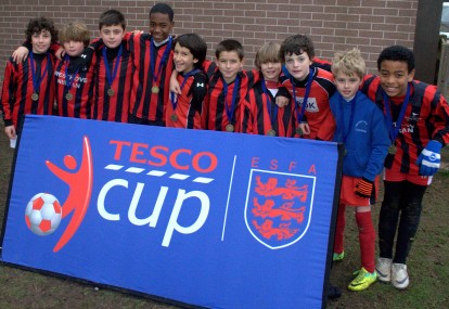 West Park Primary School, winners of the Sussex U11 Tesco Cup