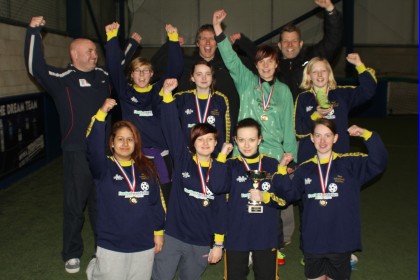 Deaf Schools Girls Cup Winners 2012 - Royal school for the Deaf Derby