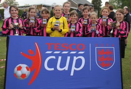 Broadstone Middle School U11 Girls' Football Team 2012