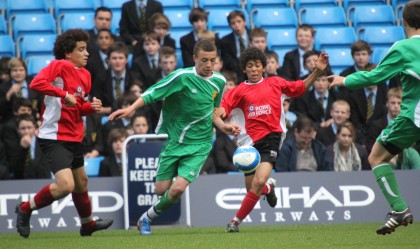 Action from a previous U14 Premier League Schools' Cup Final in 2011
