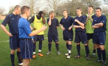 Andy Williams in his role as England Schools' Team Manager