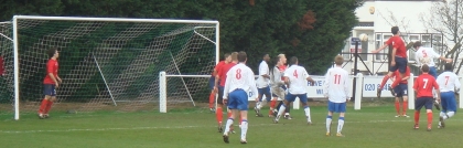Action from South East v South West Trial at Rayners Lane FC on Saturday 12 November 2011
