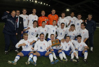 England Under 18 Schoolboys celebrate Centenary Shield win 2012