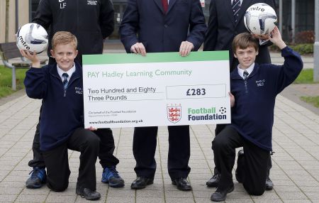 esfa football foundation 9v9 goalpost funding wrekin telford hadley 