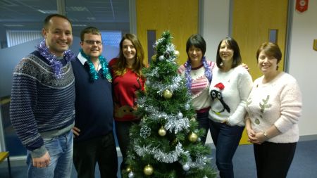 esfa christmas jumper be child cancer aware charity