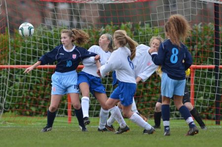 esfa u15 girls international final selection weekend stafford town FC