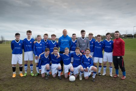 wes brown playstation esfa schools football tie of the round shotton hall academy sunderland